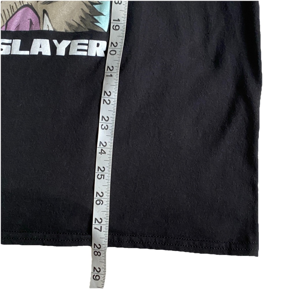 Demon Slayer Black Crew Neck T Shirt 100% Cotton Graphic Men's Size Medium - Picture 4 of 5